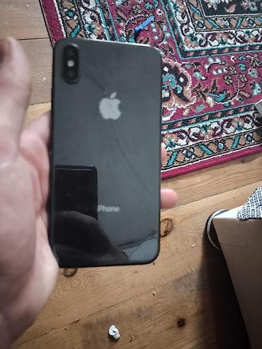 poco yeni: IPhone X, 64 GB, Qara, Zəmanət, Simsiz şarj, Face ID — 1