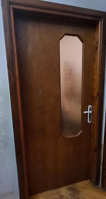 standard qapi olculeri: Taxta otaq qapısı – şüşə panelli - Material: taxta (təbii ağac — 1