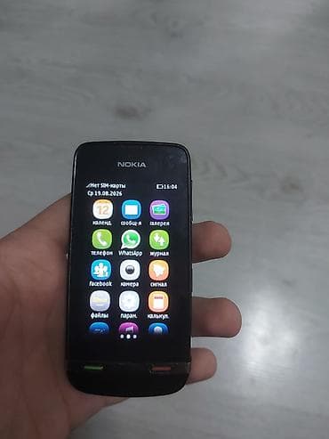 nokia e 6: Nokia Asha 500, 8 GB, rəng - Qara, Sensor — 2