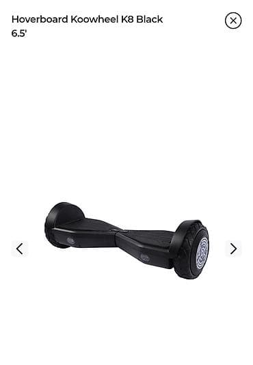 elektirik skuter: Hoverboard Koowheel K8 Black 6.5" - Rəng: qara - Təkər ölçüsü: 6.5" - — 4