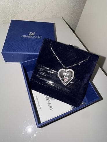 ucuz bijuteriyalar: Swarovski boyunbağı – açilan ürək formalı kulon - Brend: Swarovski - — 2