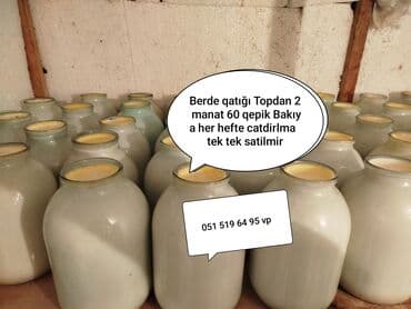 Məhsul: Bərdə qatığı (şüşə bankalarda, qaymaqlı qatıq) - Topdan satış