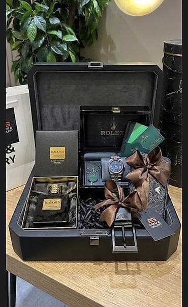 pul qabi: Klassik Saat dəsti, rəng - Mavi — 1