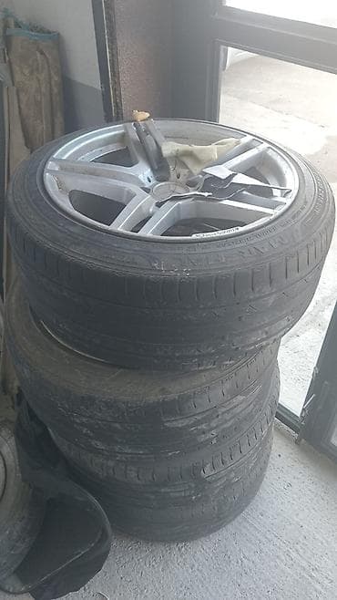 sin ve diskler: Mercedes-Benz üçün yüngül lehimli disklər və şinlər dəsti - Disklər — 2