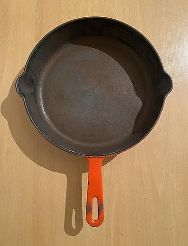 tava tefal: Tava, rəng - Qırmızı, Çuqun — 3