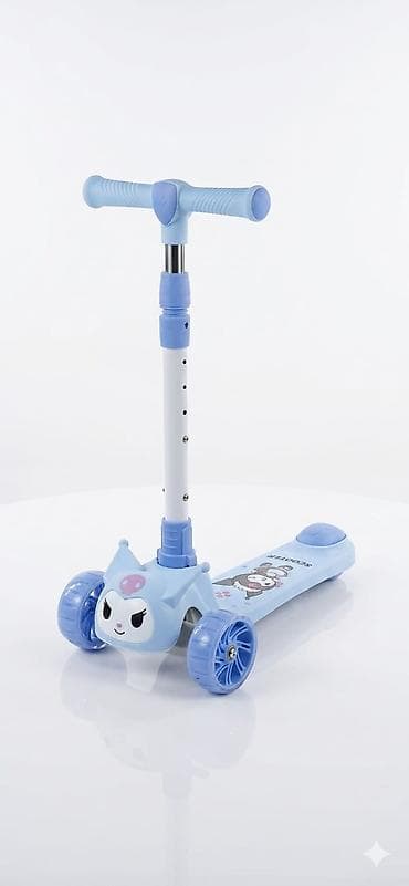 bakavin nədir: Uşaq skuter – Kuromi dizaynlı, musiqili, qatlanan model — 6