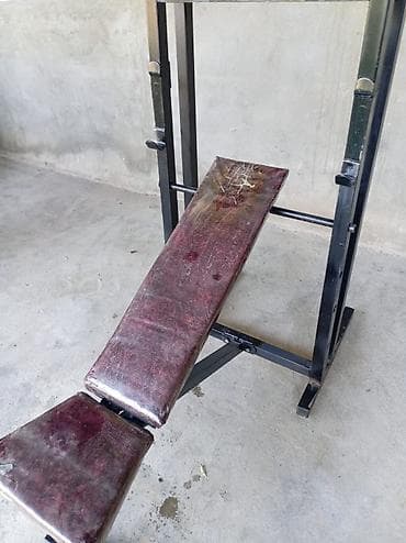 Çoxfunksiyalı güc skamyası və ştanq dayağı - Material: qalın profilli — 7