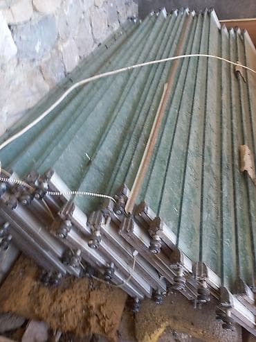 Sürüşən şüşə bölmə panelləri (alüminium rels və diyircək mexanizmi