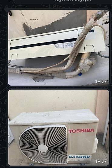 Kondisioner satılır. - Marka: Toshiba (split tip, daxili və xarici — 1
