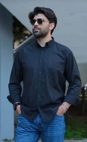 ketan sarocka: Yeni Hiizz köynəkləri Material pambıq,kətana oxşar Rəngi Ağ,Qara Ölçü — 1