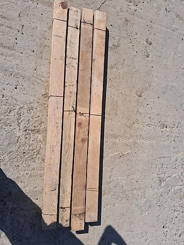 Taxta şalban dəstəsi - Material: iynəyarpaq ağacı (şam tipli)