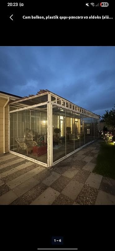 i̇sti pol: Cam balkon sistemləri – həyət, teras və eyvanların şüşə ilə qapanması — 2