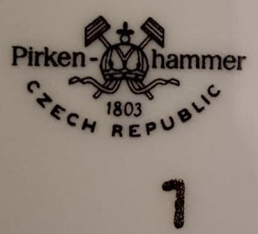 sufreler: Boşqablar, 6 ədədli dəst, Kobalt, Çexiya — 2