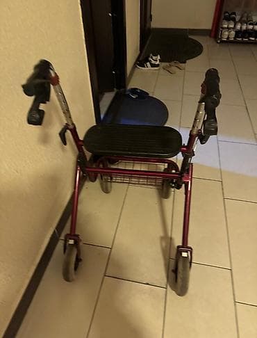 rotweiller: Dörd təkərli gəzinti rollatoru – Probo brendi - Yüngül metal — 1