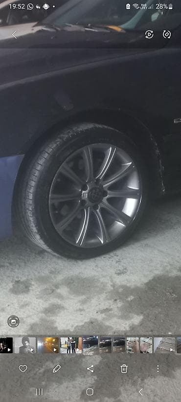 torros disk: BMW üçün orijinal yüngül lehimli disk və təkər komplekti.barter var — 1