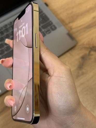 13 pro ikinci el: IPhone 13 Pro, Qızılı, Face ID — 6