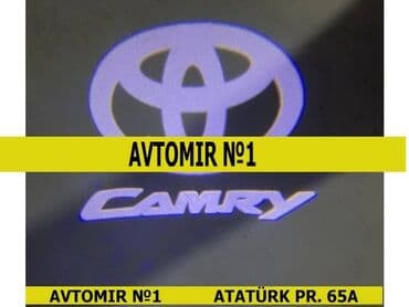 led isiqlar tavan ucun: Toyota Camry 2012-2017 qapi logo işığı 🚙🚒 Ünvana və Bölgələrə ödənişli — 1