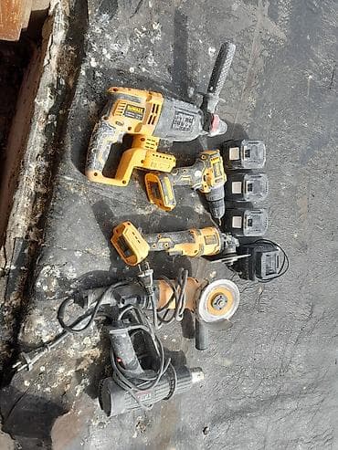 Qaynaq, svarka aparatları: DEWALT akkumuliyatorlu alətlər dəsti Tərkib: - DEWALT fırçasız — 9