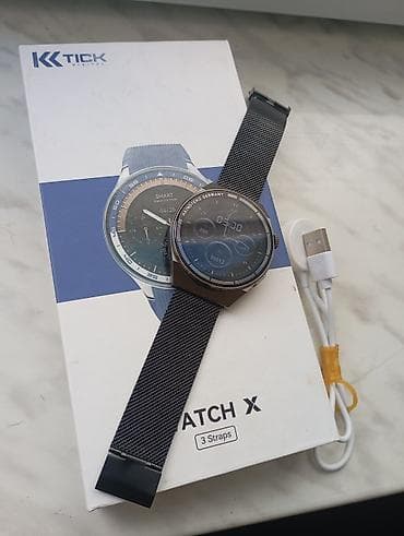 smart saatları: Yeni, Smart saat, Sensor ekran, rəng - Qara — 1