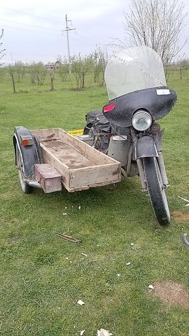 ucuz kamaz satisi: Yan qoşqulu motosiklet – yük daşıma üçün əlverişli - Yan qoşqu: taxta — 2