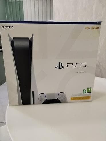 PS5 (Sony PlayStation 5): Cox az istefde olunub alına gündən demək olarki kutada qalib 2 pultu — 1