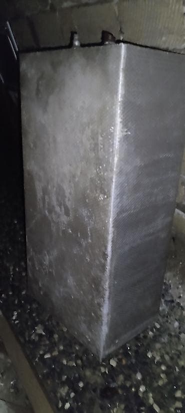 nerjaveka cen: Paslanmayan nerjavika (inox) düz fakturalı, kvadrat formalı maye çəni — 3