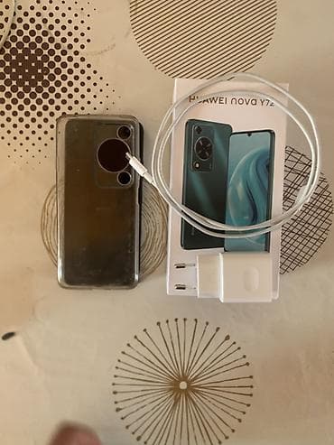 Mobil telefon və aksesuarlar: Huawei Nova Y70, 128 GB, rəng - Qara, Barmaq izi, İki sim kartlı, Face ID — 1
