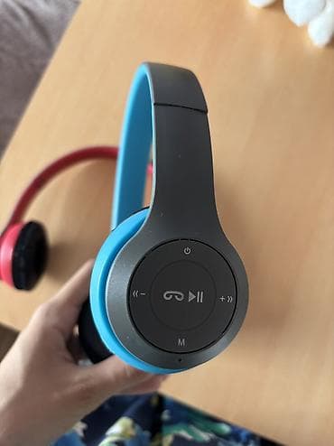 qulaq: P47 Wireless D&SMART qulaqlıqlar (2 ədəd – mavi və qırmızı) İkisi — 2