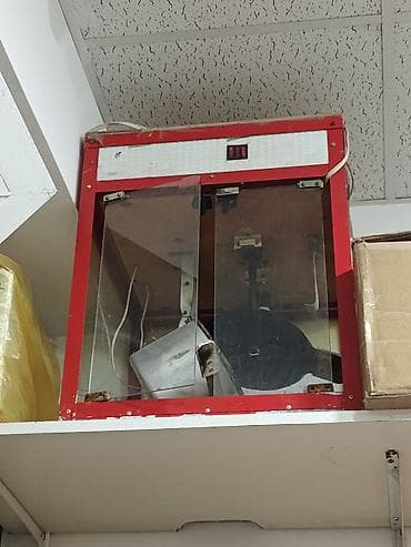 popkorn aparati: Popkorn aparatı – elektriklə işləyən, vitrinli model - Korpus: metal — 1