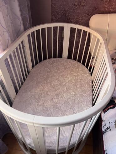 Oğlan və qız üçün, Yumru, Beşik, Dəstsiz, Matras ilə, Yellənmə mexanizmsiz