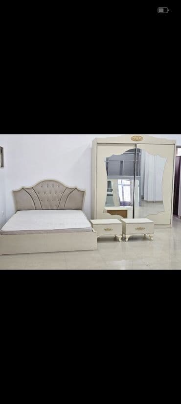 qiz ucun kravatlar: 2 təknəfərlik çarpayı, Dolab, 2 tumba, İşlənmiş — 1