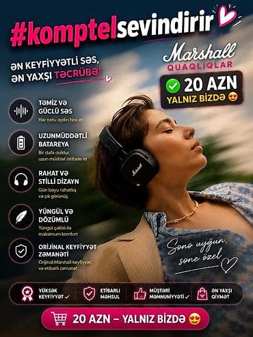 micro nauşnik: Marshall qulaqlıqlar - Təmiz və güclü səs – hər notu aydın eşitmək — 1