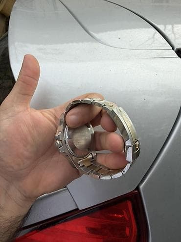 kəsilmiş qol şəkilləri: İşlənmiş, Qol saatı, Rolex, rəng - Qara — 3