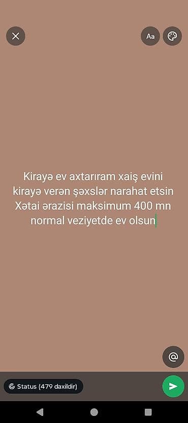 28 may masaj salonu: Axtarış: Xətai rayonunda kirayə ev - Büdcə: maksimum 400 manat/ay - — 1
