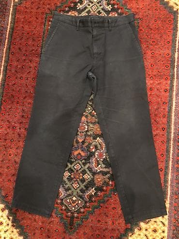 aşbaz geyimi: HUGO BOSS kişi şalvarı - Rəng: tünd boz/qaraya yaxın - Kəsim — 1