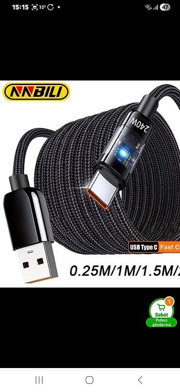 3g mifi modem azercell: Kabel Type C (USB-C), Yeni — 2