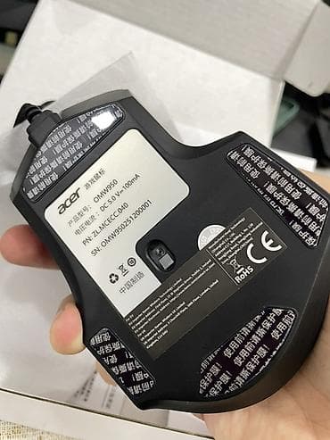 Аудиотехника: Acer OMW950 simli oyun siçanı Xüsusiyyətlər: - Model: OMW950 - — 3