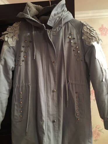 kişi üçün yay gödəkçələri: Teze istifade olunmuyub sadece birkasi yoxdu acig mavi reng coox gozel — 1