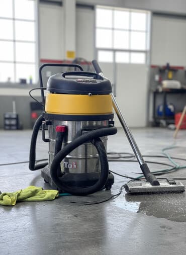 Avtomobil detalları üzərində cilalama və təmizləmə üçün peşəkar