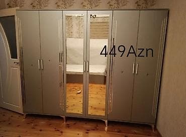 Yeni, 6 qapı, Güzgülü, Boz, Açılan, Düz dolab lalafo.az -da Yeni, 6 qapı, Güzgülü, Boz, Açılan, Düz dolab