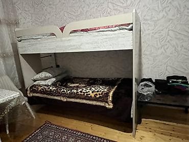 uşaqlar ucun isvec divarları: Oğlan və qız üçün, Çarpayı, Matras ilə, Siyirməli, MDF — 1