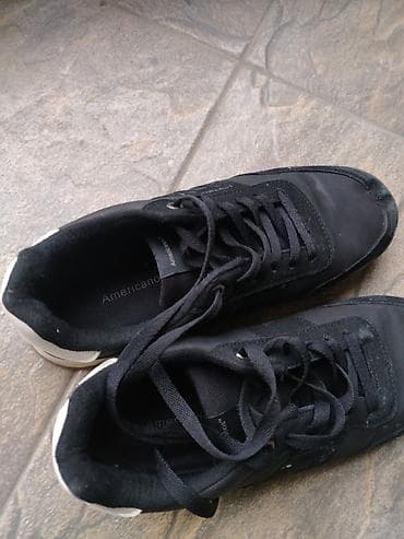 Americano’s kişi idman ayaqqabısı - Rəng: qara, arxa hissədə ağ — 4