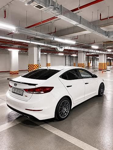 07 disk: Hyundai Elantra sedan – ağ rəng GULRUX . aerodinamik kuzov kiti və — 4