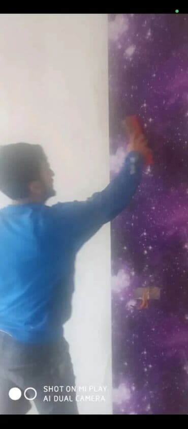 Xidmət: Aboy (divar kağızı) və rəng işləri Axtarıram.2 nəfər ustayiq