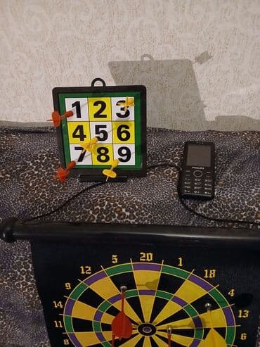 dart: Maqnit dart lövhəsi iki tərəfli dizayndadır. Bu oyun uşaqlar üçün — 3