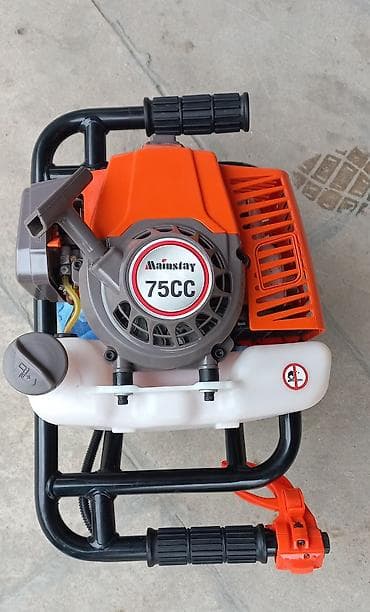 mini traktorlarin azerbaycanda satisi: Benzinli torpaq burgusu (yer qazma motoru) tezedi turbali satilir 8 — 3