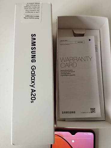note 10 s: Samsung Galaxy A20s, 32 GB, rəng - Qırmızı — 2