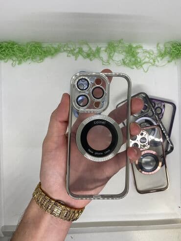 силиконовый чехол на флай телефон: İphone 15Pro Magsafe Kaburolar 19yox❌ 13Azn ✅Şəffaf model ✅Wirelles — 6