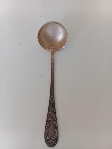 yun saplar: Antik üslubda metal kepçe - Material: güman ki, gümüşü rəngli metal — 2