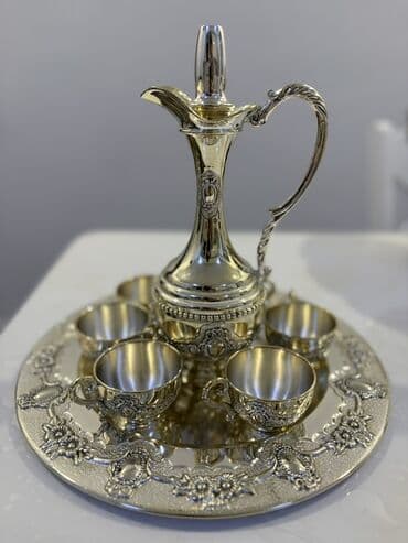 Təmir və tikinti: Bohemia kristal qab dəsti - Material: orijinal Bohemia kəsimli — 7